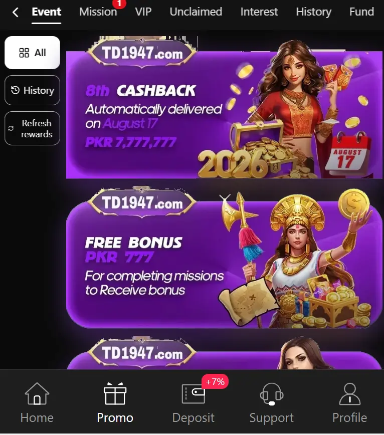 td1947 app bounces